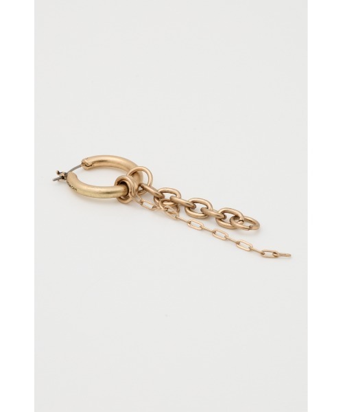 LAGUA GEM（ラグアジェム）の「RING CHAIN ピアス（ピアス（両耳用）・レディース・シルバー/ゴールド・FREE）」の5枚目の写真