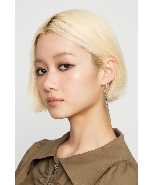 LAGUA GEM（ラグアジェム）の「RING CHAIN ピアス（ピアス（両耳用）・レディース・シルバー/ゴールド・FREE）」の14枚目の写真