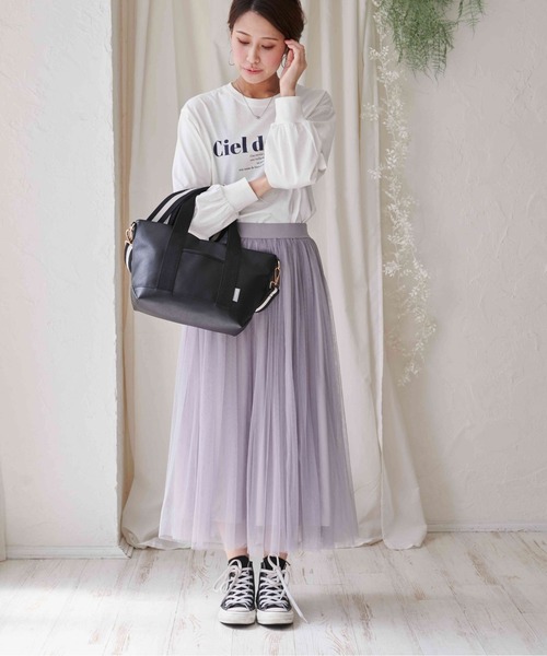 LIZDAYS(リズデイズ)の「LIZDAYS 2WAY PUミニトートバッグ(トートバッグ・レディース・グレイッシュベージュ/ベージュ系その他/ブラック・FREE)」の4枚目の写真
