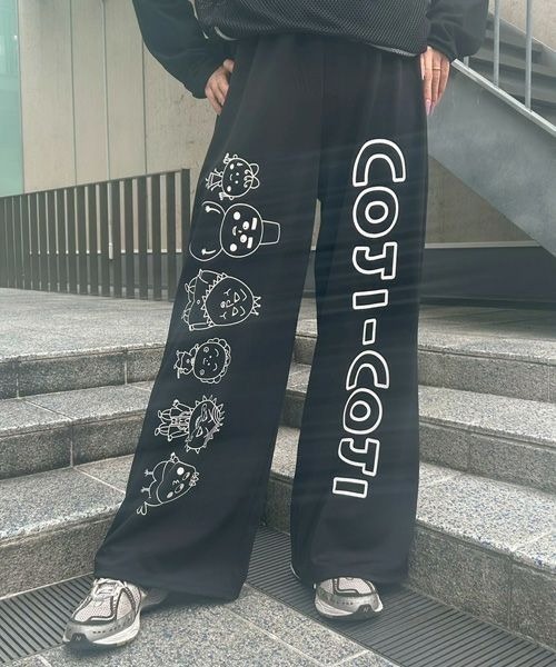Candy Stripper（キャンディストリッパー）の「【コジコジ×Candy Stripper】コジコジと仲間たち TRACK パンツ（その他パンツ・レディース・レッド/ブラック・FREE）」の2枚目の写真