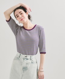 【Healthknit/ヘルスニット】別注/クルーネックボーダーT