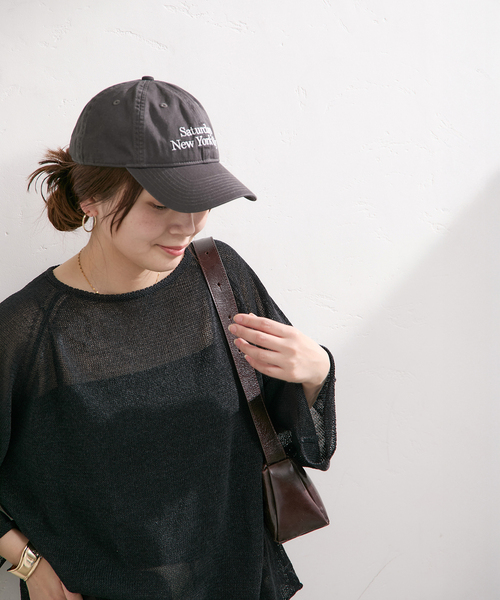 JOURNAL STANDARD(ジャーナルスタンダード)の「《追加》ペーパーヤーンサマーニットプルオーバー(ニット/セーター・レディース・ライトグレー/ブルー/ブラック・FREE)」の18枚目の写真