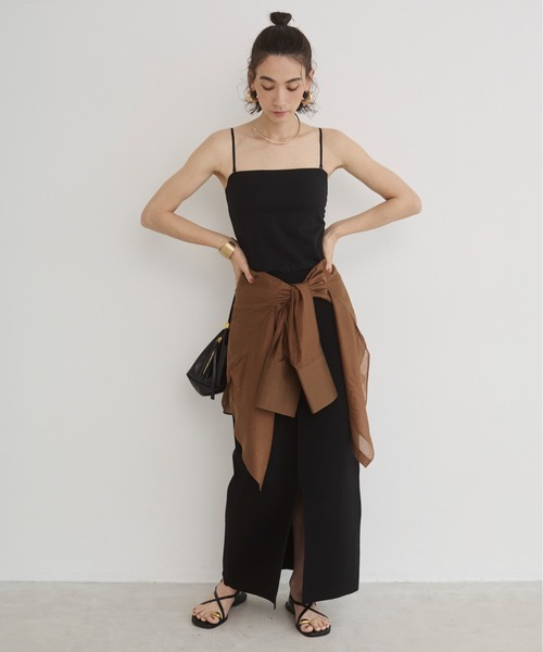 ANGIE（アンジー）の「【セットアップ対応】Iライン ニット ナロースカート（スカート・レディース・ブラウン/ベージュ/アイボリー/ブラック・FREE）」の16枚目の写真