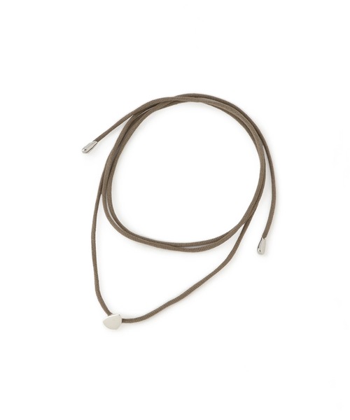 ADAM ET ROPE'(アダムエロペ)の「【EO(イオ)】Coad necklace(ネックレス・レディース・シルバー・FREE)」の6枚目の写真