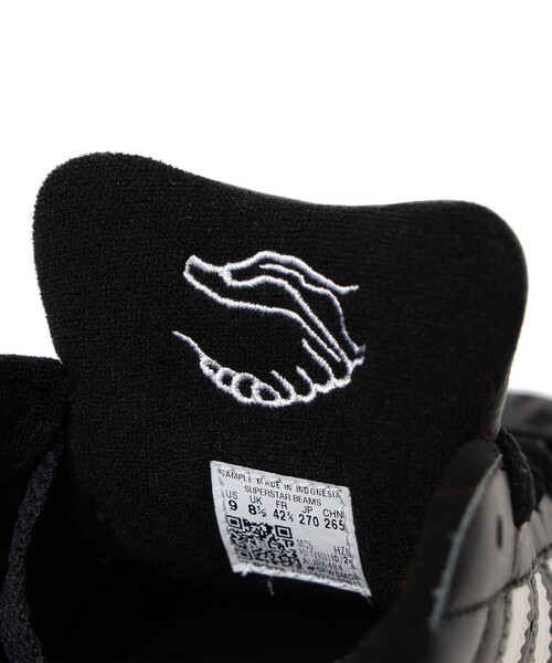 adidas（アディダス）の「【別注】adidas / SUPERSTAR II BLACK（スニーカー・メンズ・ブラック・23.5cm/24.5cm/25.5cm/26.5cm/27.5cm/28.5cm/30.0cm/24.0cm/25.0cm/26.0cm/27.0cm/28.0cm/29.0cm/23㎝）」の13枚目の写真