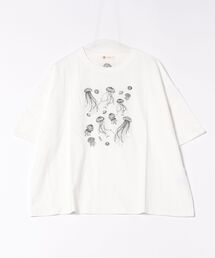 tシャツ (BD)「BARNDOOR」女の子 プリント 胸ポケット付き 長袖 Tシャツ レディース ハートホテルプリント長袖Tシャツ | レディースファッション通販