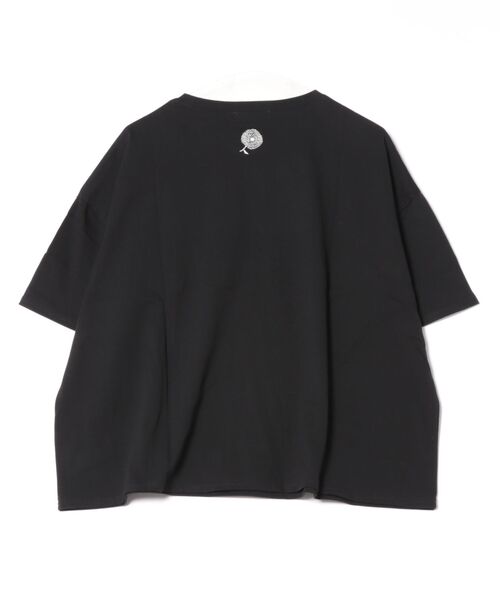 BARNDOOR(バーンドア)の「(BD)【BARNDOOR】フロント 刺繍 ドルマンスリーブ Tシャツ(Tシャツ/カットソー・レディース・ホワイト系1/ホワイト系2/ブラック系1/ブラック系2・FREE)」の5枚目の写真