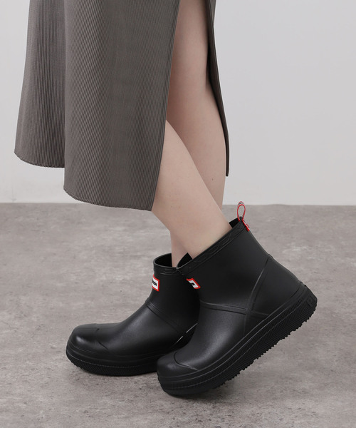 HUNTER(ハンター)の「HUNTER/ハンター PLAY PVC BOOTS(レインシューズ・レディース・ブラック・23cm/24cm/25cm)」の10枚目の写真