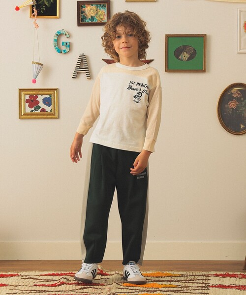 DENIM DUNGAREE(デニムダンガリー)の「DENIM DUNGAREE / テンジク ロング スリーブ Tシャツ 2025FW(105~125cm)(Tシャツ/カットソー・キッズ・レッド/ホワイト/その他・125/115/105)」の7枚目の写真