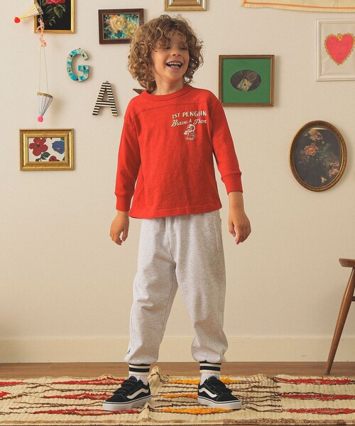 DENIM DUNGAREE(デニムダンガリー)の「DENIM DUNGAREE / テンジク ロング スリーブ Tシャツ 2025FW(105~125cm)(Tシャツ/カットソー・キッズ・レッド/ホワイト/その他・125/115/105)」の11枚目の写真