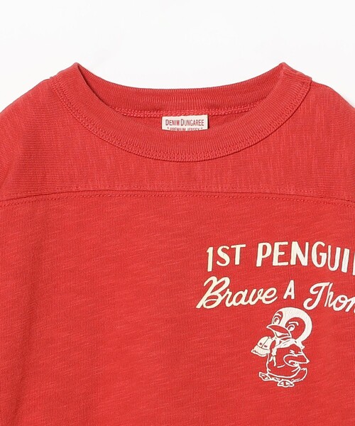 DENIM DUNGAREE(デニムダンガリー)の「DENIM DUNGAREE / テンジク ロング スリーブ Tシャツ 2025FW(105~125cm)(Tシャツ/カットソー・キッズ・レッド/ホワイト/その他・125/115/105)」の20枚目の写真