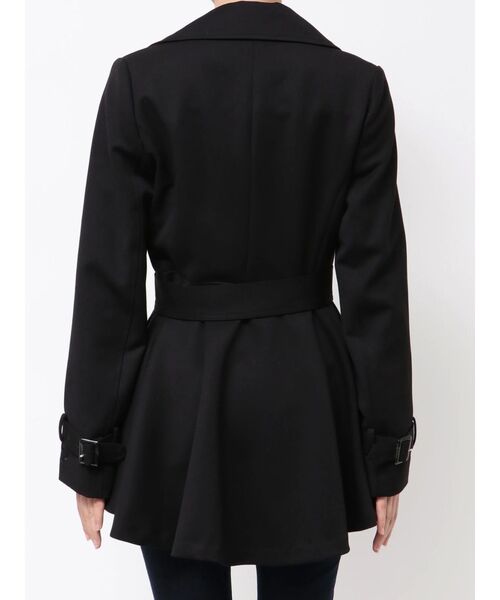 GYDA(ジェイダ)の「GDミディアムフレアコート(トレンチコート・レディース・ブラック/ベージュ・FREE)」の11枚目の写真