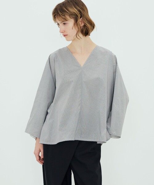 コットン ワイドプルオーバーブラウス（シャツ/ブラウス