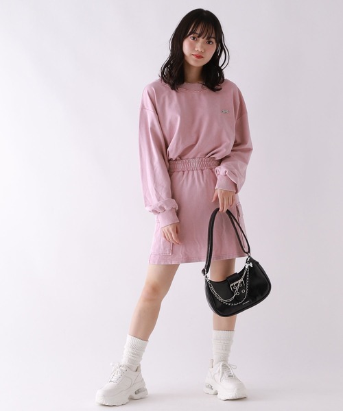 repipi armario(レピピ アルマリオ)の「Acidオフショルセットアップ(セットアップ・キッズ・ピンク系その他/ブラック/ブラック系その他・LARGE/MEDIUM/SMALL)」の4枚目の写真
