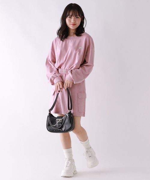 repipi armario(レピピ アルマリオ)の「Acidオフショルセットアップ(セットアップ・キッズ・ピンク系その他/ブラック/ブラック系その他・LARGE/MEDIUM/SMALL)」の5枚目の写真
