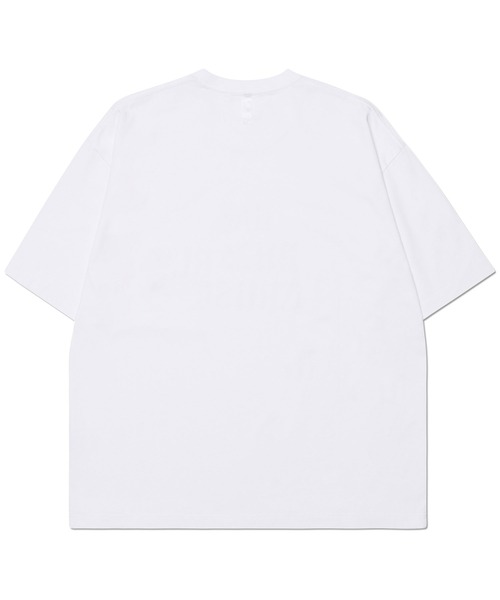 NOMANUAL（NOMANUAL）の「「NOMANUAL /ノーマニュアル」ARCHED TEXT T-SHIRT（Tシャツ/カットソー・メンズ・ブラック/ホワイト・X-LARGE/LARGE）」の4枚目の写真