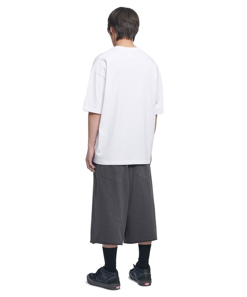 NOMANUAL（NOMANUAL）の「「NOMANUAL /ノーマニュアル」ARCHED TEXT T-SHIRT（Tシャツ/カットソー・メンズ・ブラック/ホワイト・X-LARGE/LARGE）」の12枚目の写真