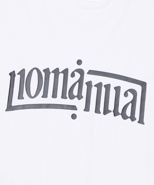 NOMANUAL（NOMANUAL）の「「NOMANUAL /ノーマニュアル」ARCHED TEXT T-SHIRT（Tシャツ/カットソー・メンズ・ブラック/ホワイト・X-LARGE/LARGE）」の5枚目の写真