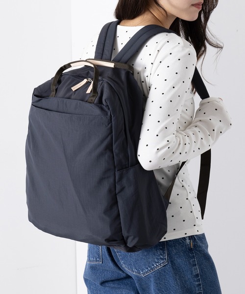 EARTH MADE(アースメイド)の「【EARTH MADE】12POCKET INSIDE PRINT RUCK(バックパック/リュック・レディース・ベージュ/チャコールグレー/ブラウン/ネイビー/ブラック・FREE)」の1枚目の写真