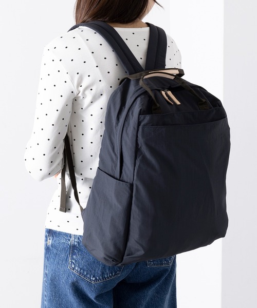 EARTH MADE(アースメイド)の「【EARTH MADE】12POCKET INSIDE PRINT RUCK(バックパック/リュック・レディース・ベージュ/チャコールグレー/ブラウン/ネイビー/ブラック・FREE)」の19枚目の写真