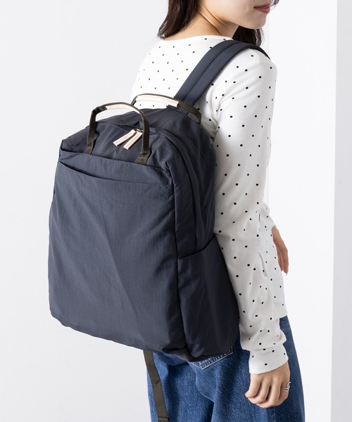 EARTH MADE(アースメイド)の「【EARTH MADE】12POCKET INSIDE PRINT RUCK(バックパック/リュック・レディース・ベージュ/チャコールグレー/ブラウン/ネイビー/ブラック・FREE)」の21枚目の写真