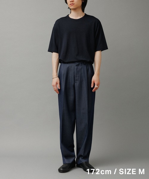 【NIKKE】ワイド デニム スラックス ADAM ET ROPE' JEANS ADAM ET ROPE'｜NIKKE ワイド イージー スラックスデニム / ADAM