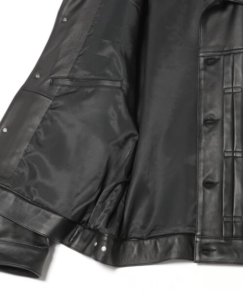 セール】シープナッパオーバーサイズレザーブルゾン（ブルゾン