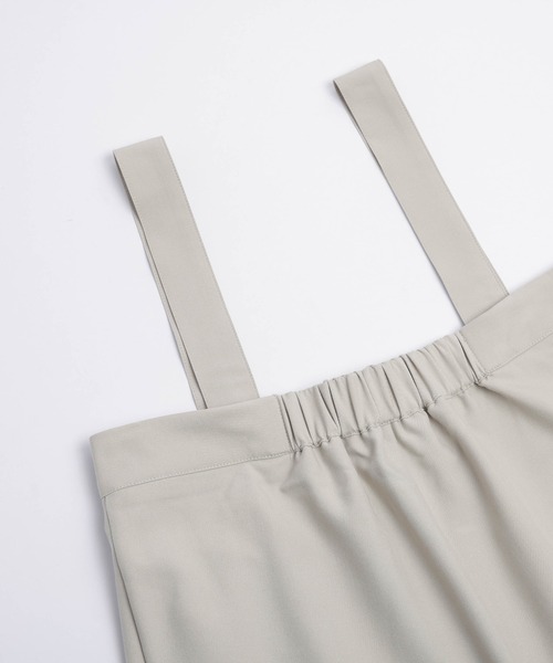 Lajour(ラジュール)の「【日本製】タックデザインサロペット(サロペット/オーバーオール・レディース・ベージュ系/アイボリー/ブラック/グレー・M/L)」の19枚目の写真