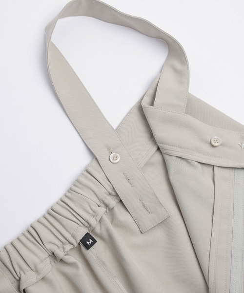 Lajour(ラジュール)の「【日本製】タックデザインサロペット(サロペット/オーバーオール・レディース・ベージュ系/アイボリー/ブラック/グレー・M/L)」の11枚目の写真