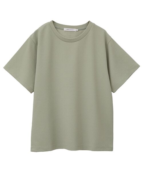 AMERICAN HOLIC(アメリカンホリック)の「ジョーゼット半袖プルオーバー(Tシャツ/カットソー・レディース・ラベンダー/ブラック/ライトグリーン/アイボリー/ベージュ・M/L)」の16枚目の写真