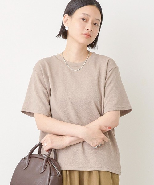 AMERICAN HOLIC(アメリカンホリック)の「ジョーゼット半袖プルオーバー(Tシャツ/カットソー・レディース・ラベンダー/ブラック/ライトグリーン/アイボリー/ベージュ・M/L)」の22枚目の写真