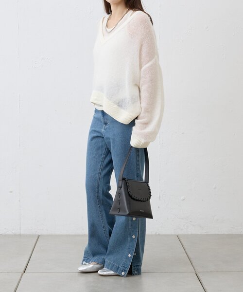 SHENERY(シーナリー)の「サイドボタンデニム(デニムパンツ・レディース・ブルー/ブルー系その他・36/38)」の3枚目の写真