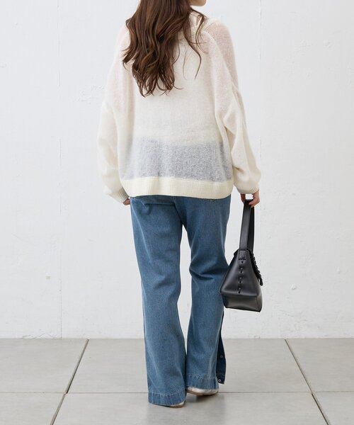 SHENERY(シーナリー)の「サイドボタンデニム(デニムパンツ・レディース・ブルー/ブルー系その他・36/38)」の5枚目の写真