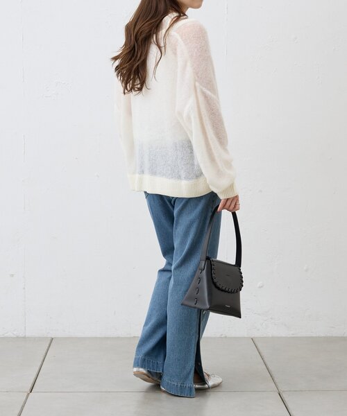 SHENERY(シーナリー)の「サイドボタンデニム(デニムパンツ・レディース・ブルー/ブルー系その他・36/38)」の6枚目の写真