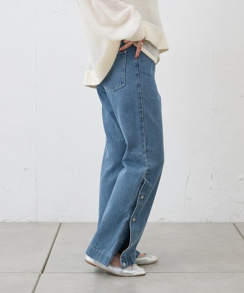 SHENERY(シーナリー)の「サイドボタンデニム(デニムパンツ・レディース・ブルー/ブルー系その他・36/38)」の10枚目の写真