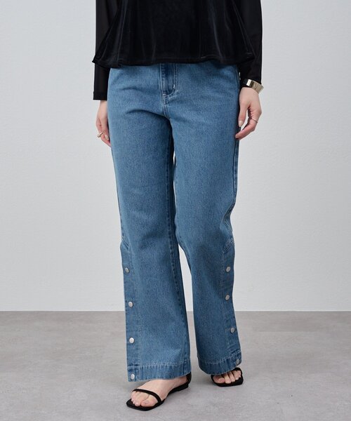 SHENERY(シーナリー)の「サイドボタンデニム(デニムパンツ・レディース・ブルー/ブルー系その他・36/38)」の16枚目の写真