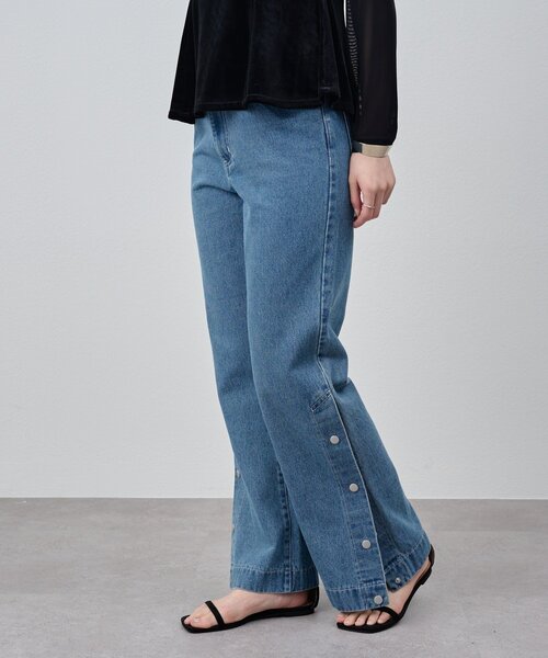 SHENERY(シーナリー)の「サイドボタンデニム(デニムパンツ・レディース・ブルー/ブルー系その他・36/38)」の17枚目の写真