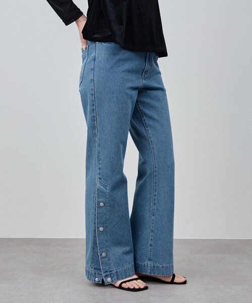 SHENERY(シーナリー)の「サイドボタンデニム(デニムパンツ・レディース・ブルー/ブルー系その他・36/38)」の19枚目の写真