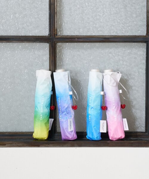 BIRTHDAY BAR（バースデイバー）の「旅する喫茶×BIRTHDAY BAR　PUアンブレラ ミニ（折りたたみ傘・レディース・ピンク/パープル/イエロー/ブルー・0）」の6枚目の写真