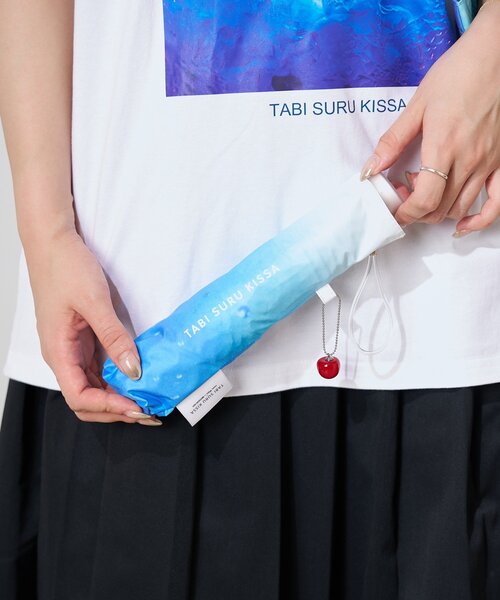 BIRTHDAY BAR（バースデイバー）の「旅する喫茶×BIRTHDAY BAR　PUアンブレラ ミニ（折りたたみ傘・レディース・ピンク/パープル/イエロー/ブルー・0）」の12枚目の写真