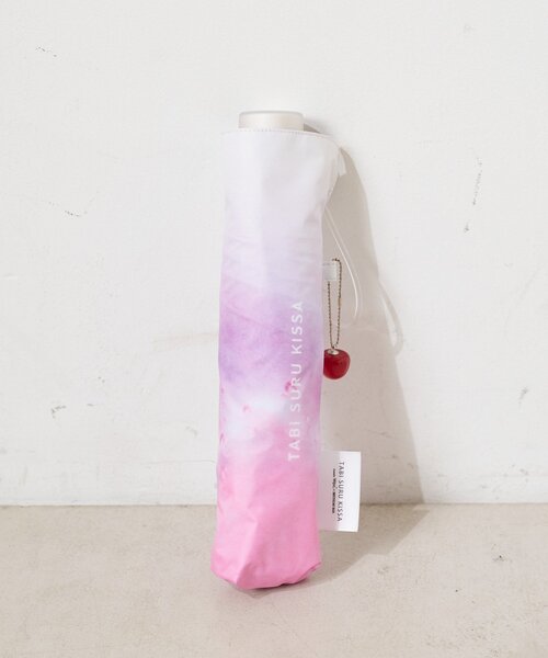 BIRTHDAY BAR（バースデイバー）の「旅する喫茶×BIRTHDAY BAR　PUアンブレラ ミニ（折りたたみ傘・レディース・ピンク/パープル/イエロー/ブルー・0）」の4枚目の写真