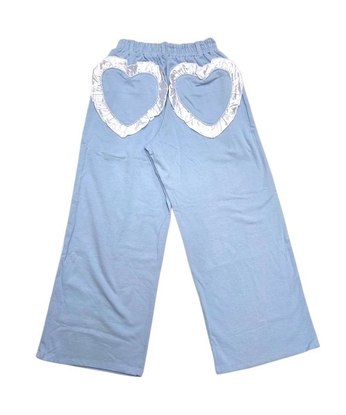 lilLilly（リルリリー）の「ハートポケットスウェットパンツ（スウェットパンツ・レディース・ブラック/グレー/ブルー・FREE）」の11枚目の写真