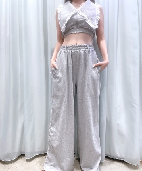 lilLilly（リルリリー）の「ハートポケットスウェットパンツ（スウェットパンツ・レディース・ブラック/グレー/ブルー・FREE）」の14枚目の写真