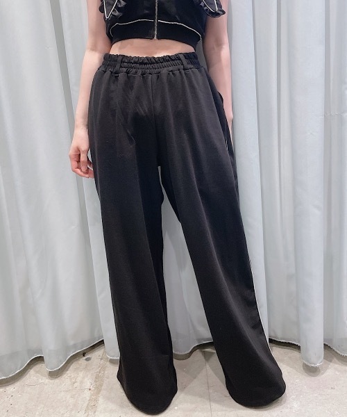 lilLilly（リルリリー）の「ハートポケットスウェットパンツ（スウェットパンツ・レディース・ブラック/グレー/ブルー・FREE）」の4枚目の写真