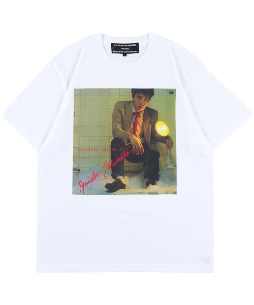 坂本龍一 千のナイフ TEE MEDICOM TOY Lサイズ MLE 坂本龍一 「千のナイフ」 TEE（Tシャツ/カットソー