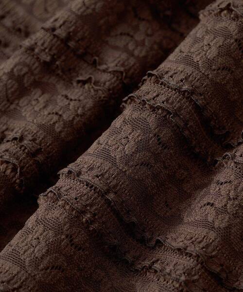 Sugar spoon（シュガースプーン）の「・SUGAR SPOON レースフリルナロースカート（スカート・レディース・オフホワイト/ブラック/ブラウン・FREE）」の16枚目の写真