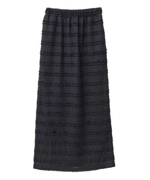 Sugar spoon（シュガースプーン）の「・SUGAR SPOON レースフリルナロースカート（スカート・レディース・オフホワイト/ブラック/ブラウン・FREE）」の3枚目の写真