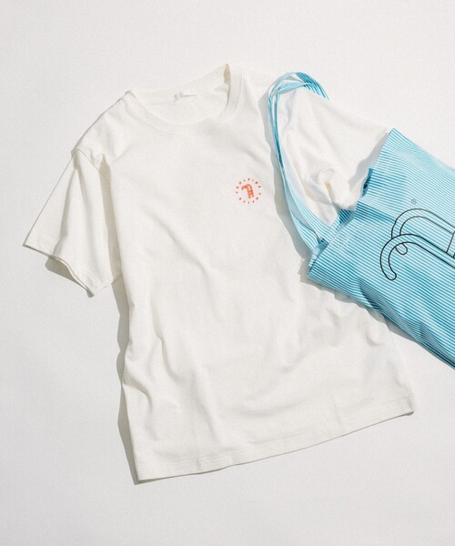 tシャツ 別注 POOLSIDE COFFEE フード バックプリントTシャツ/プールサイドコーヒー レディース 別注 POOLSIDE COFFEE フード バックプリントTシャツ/プール