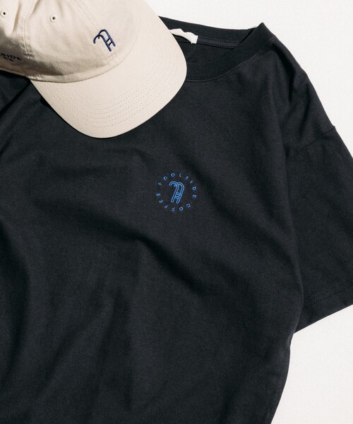 tシャツ 別注 POOLSIDE COFFEE フード バックプリントTシャツ/プールサイドコーヒー レディース 別注 POOLSIDE COFFEE フード バックプリントTシャツ/プール