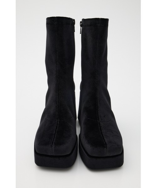 MOUSSY（マウジー）の「STRETCH BLOCK HEEL ブーツ（ブーツ・レディース・ブラウン/ブラック・SMALL/MEDIUM/LARGE）」の5枚目の写真